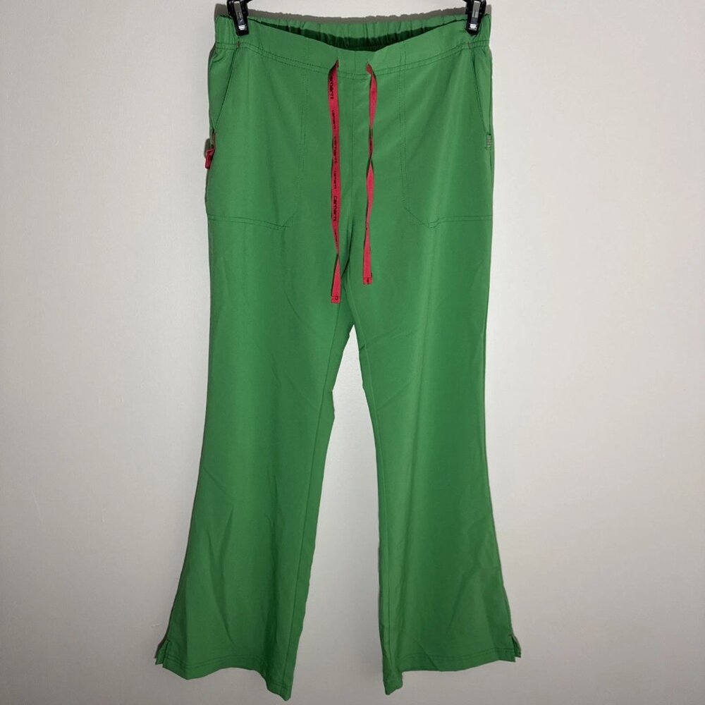 Carhartt Force Cross-Flex Boot Cut Women's Stretch Scrub Pants Bright Green M